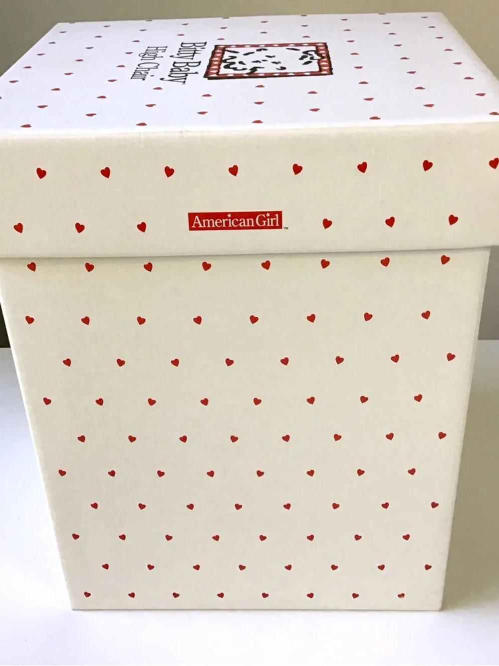 Vintage EMPTY BOX Bitty Baby High Chair BHC Pleasant Company American Girl Heart